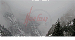 Desktop Screenshot of highgearcoaching.com